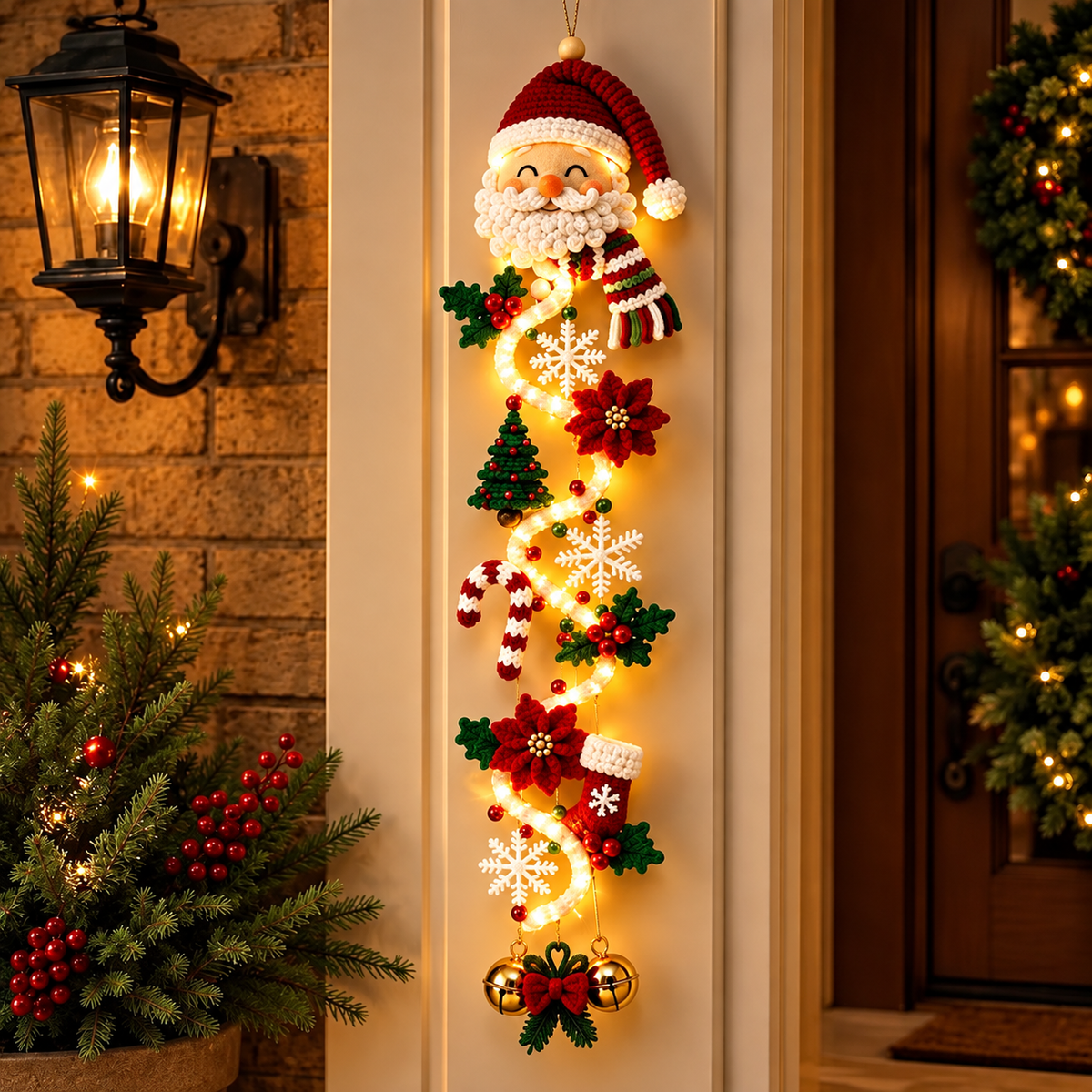 Door decorations Santa Claus