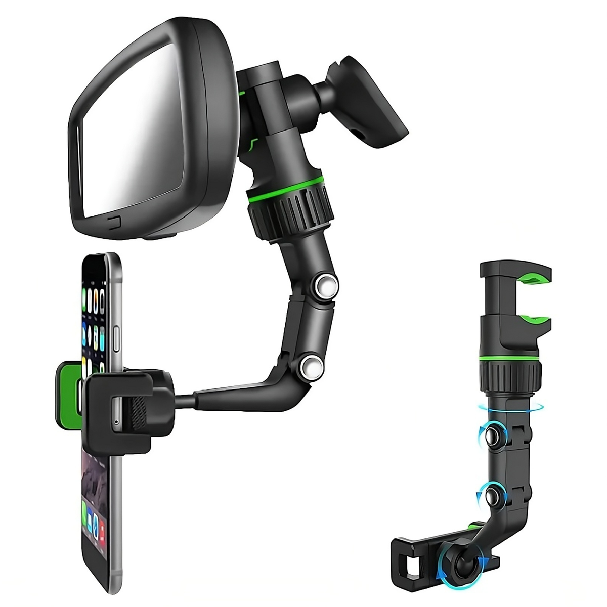 Multifunctional Rearview Mirror Phone Holder