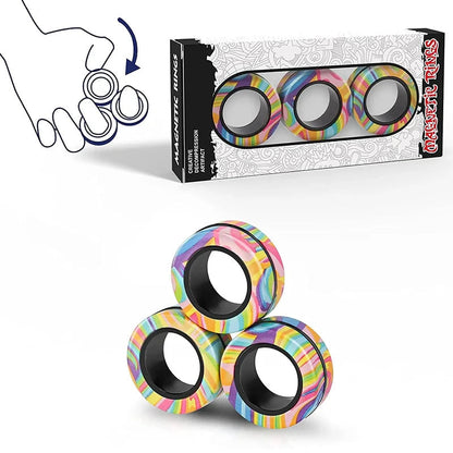 Magnetic Rings Fidget Toy
