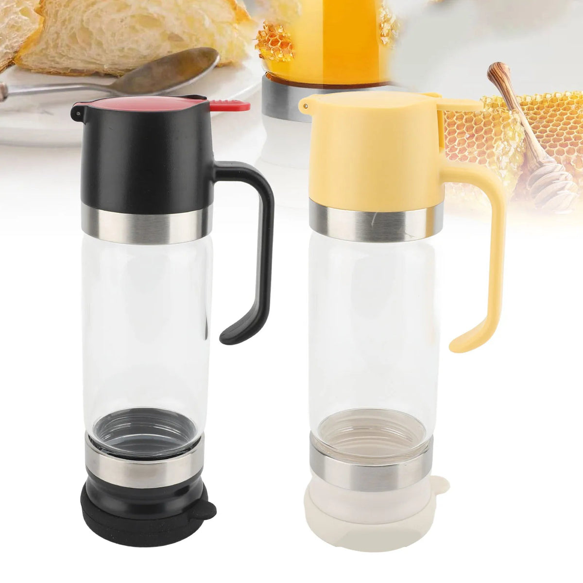 Honey Dispenser with Handle & No Drip