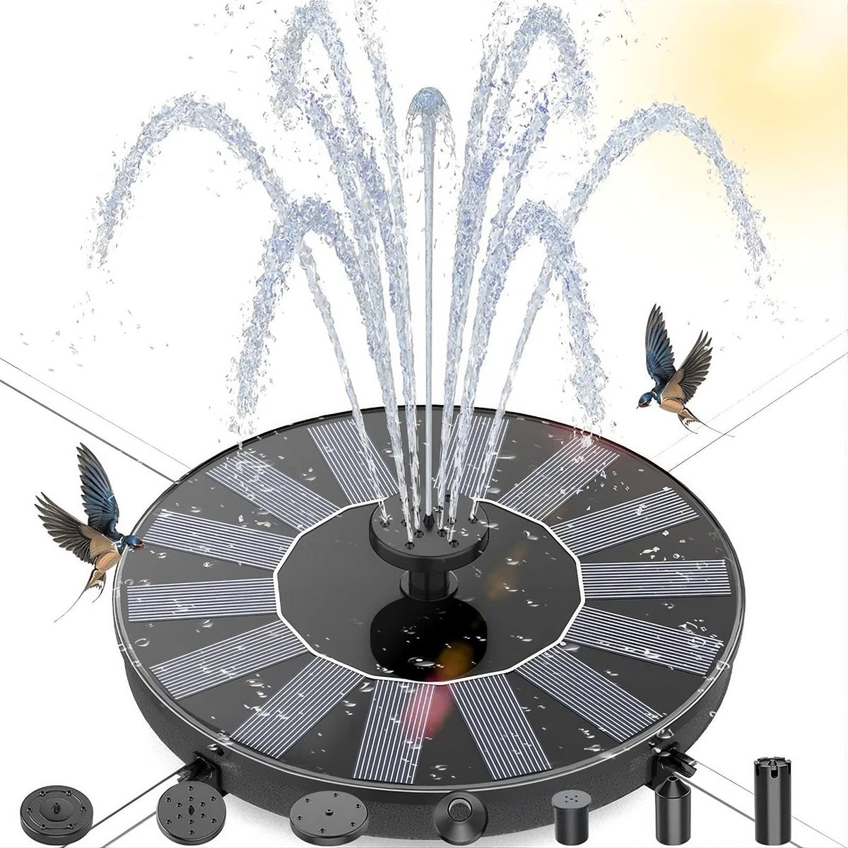 Solar Water Fountain