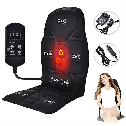Multi-Mode Vibrating Massage Chair Pad