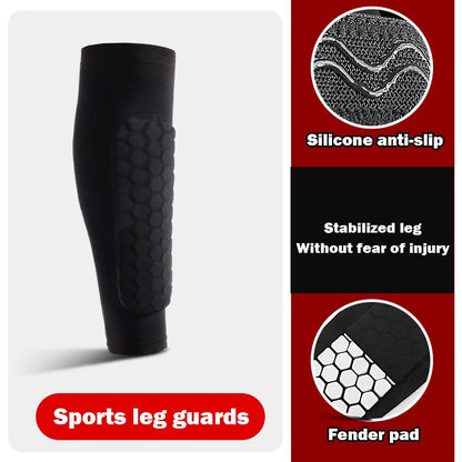 Shin Guard Socks Sleeves with Foam