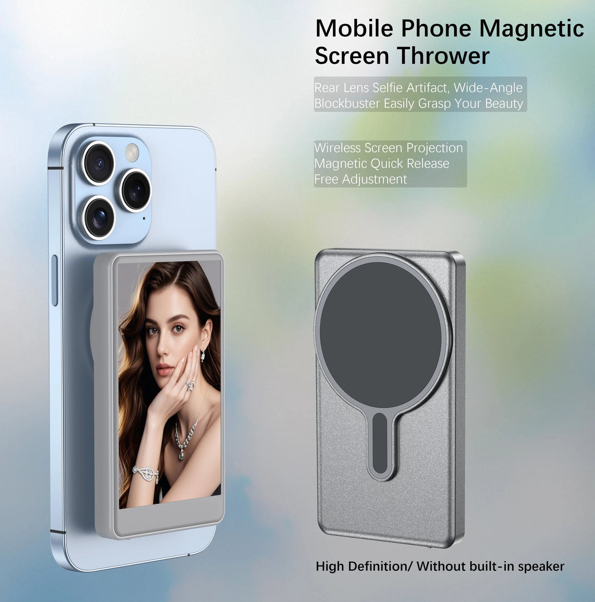 Vlog Selfie Monitor Screen for iPhone