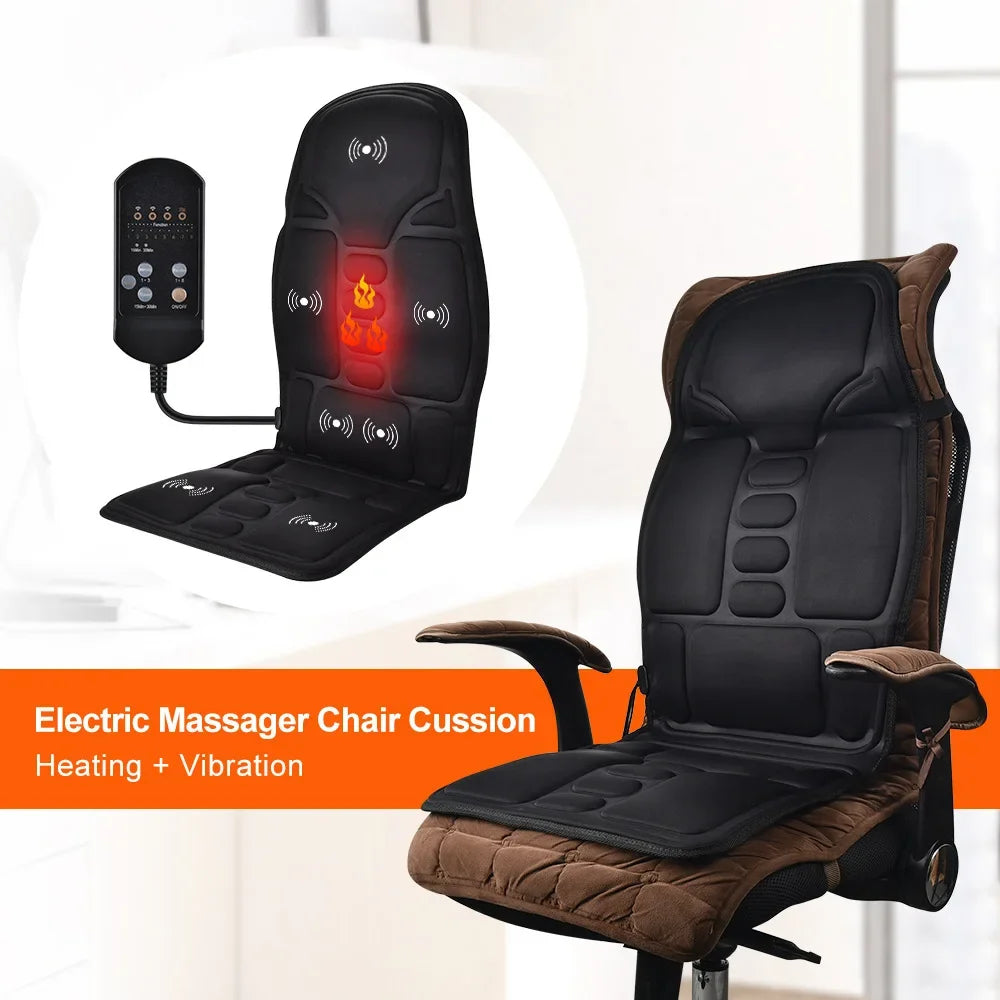 Multi-Mode Vibrating Massage Chair Pad