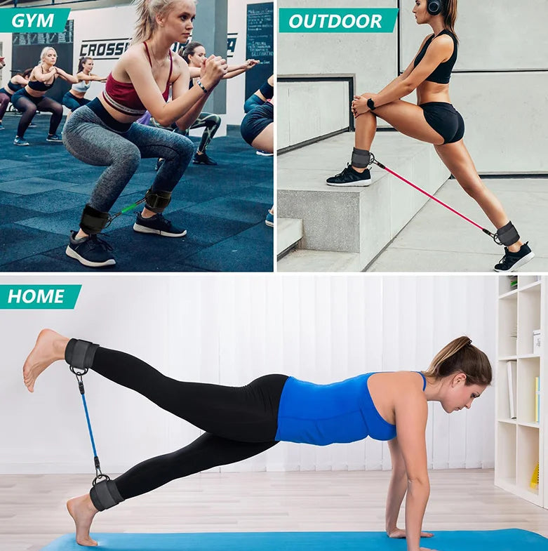 Ankle Resistance Bands Set For Home Workout