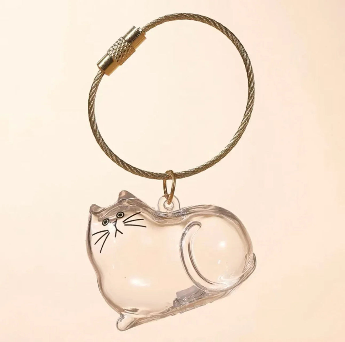 Cat Hair Keychain