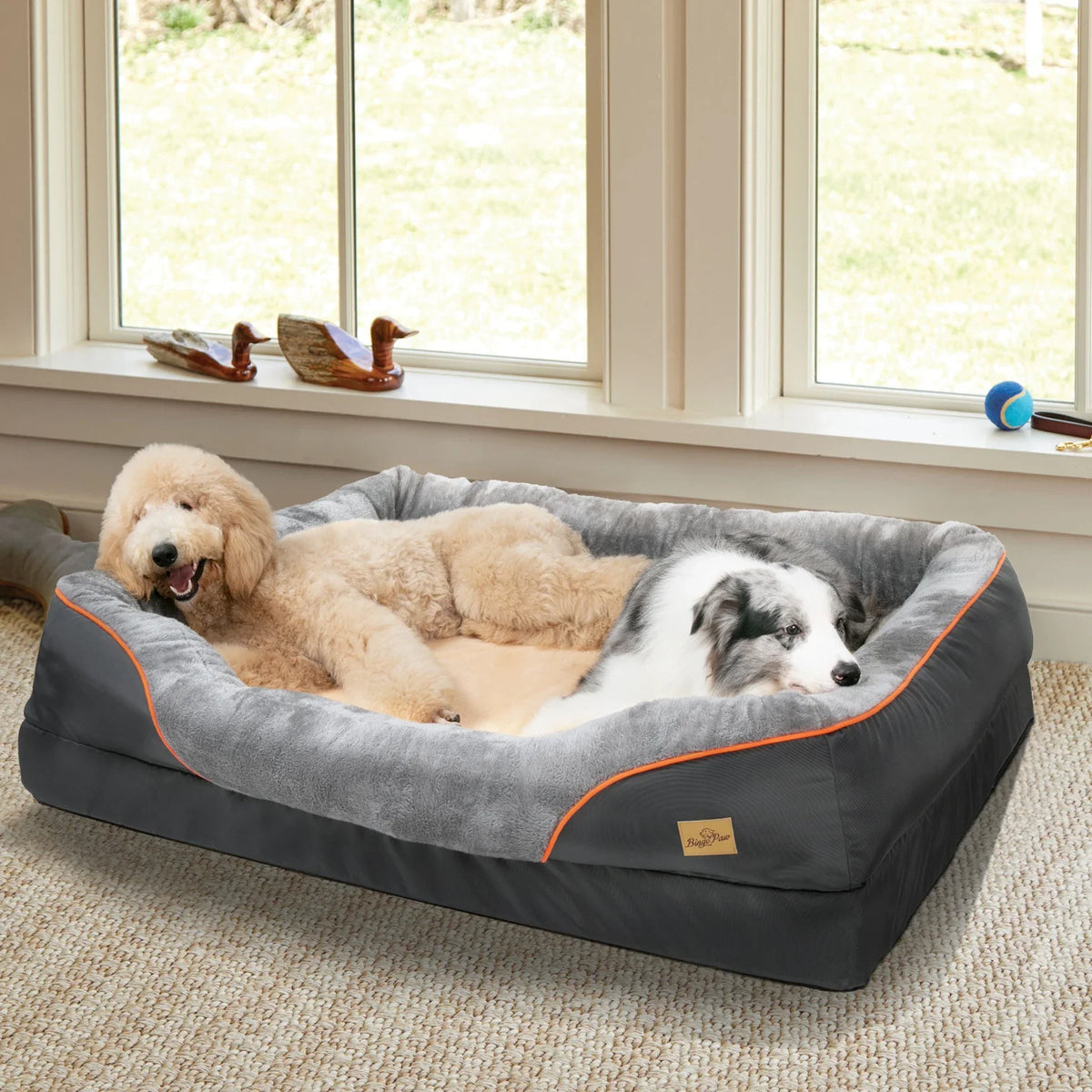 Foam Dog Bed with Removable Washable Cover | Hetriv