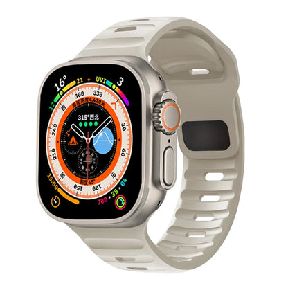 Silicone Sport Band for Apple Watch | Replacement Strap | Hetriv