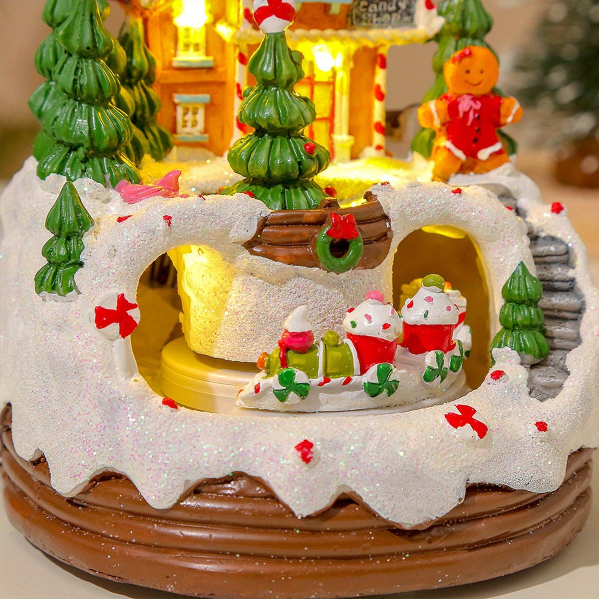 Rotating Luminous Christmas Creative Ornaments