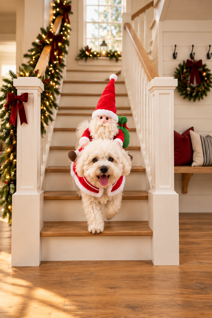Clean Christmas Dog Costume